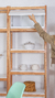 Estantería biblioteca rack Eyra Trio madera paraiso y laqueado blanco con 4 cajones 1 puerta 240 x 180 cm - LMO en internet