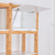 Estantería biblioteca rack Eyra Duo madera paraiso y laca blanca con 3 cajones 180 x 180 cm - LMO - La Muebleria OnLine