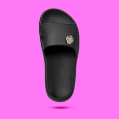 Chinelo Klaren nuvem - Preto - comprar online