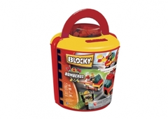 Blocky Bomberos Balde 100 pz Art. 01-0653