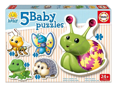 5 Baby Puzzles Animales Toyco Art 18027