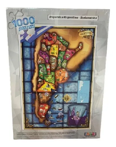 Puzzle 1000p Republica Argentina-Sudamérica Faydi Art 176000