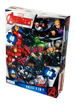 Puzzle Avengers x2 Marvel 48 Piezas c/u Tapimovil