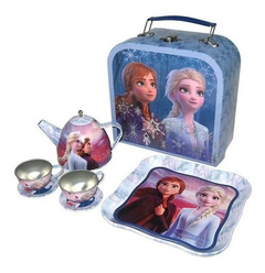 Frozen Set De Te Juego Valija X 7 Piezas Cresko Fa661 / Simones SI030 / Unicornio FI077 / Minnie KM394 - Somos los Juguetes Mayorista