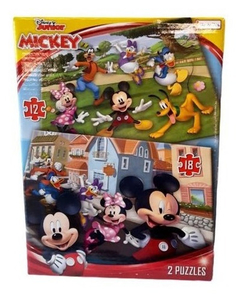 2 Puzzles De Mickey 12 Y 18 Piezas Art. 07689 Tapimovil