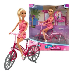 Muñeca Kiara Y Su Bicicleta Poppi Doll Art B111