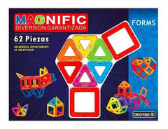 BLOQUES MAGNETICOS 62 PIEZAS IMANTADAS MAGNIFIC 2110 - comprar online