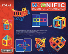 BLOQUES MAGNETICOS 62 PIEZAS IMANTADAS MAGNIFIC 2110