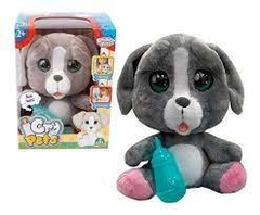 Cry Pets Peluche Perrito Gris Con Sonidos Caffaro Art MTC00000/AR - comprar online