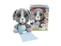 Cry Pets Peluche Perrito Gris Con Sonidos Caffaro Art MTC00000/AR