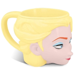 Taza Relieve 3d Frozen Elsa Fa059 Disney Cresko