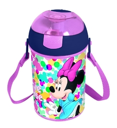 Vaso Cantimplora Minnie C/pico Licencia Original Km677