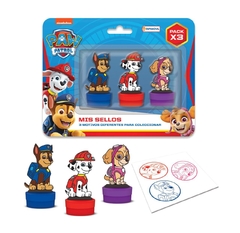 Set sellos x 3 Paw Patrol / Super Hero VSP03288 Tapimovil