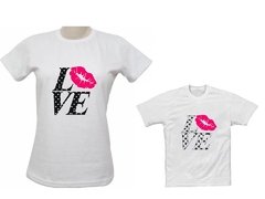 Camiseta Mae e Filha Love - comprar online