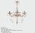 Lustre Maria Tereza 3 LP Champagne