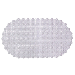 Tapete de Box Aqua-Spa Oval - 67cm x 37cm - Incolor - UZOO