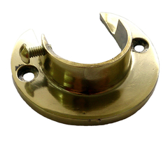 Imagem do Suporte de Parede Lateral Flange para Varão de Cortina Comum de 28mm - Diversas Cores