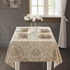 Toalha de Mesa Toscana Jacquard - Quadrada 1,40x1,40m - 4 lugares - Florença Bege - Corttex