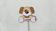 Topper para cupcake - Cachorro - 10unid.