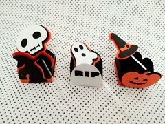 Forminhas de doce + topper - Halloween - 12 unid na internet