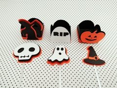 Forminhas de doce + topper - Halloween - 12 unid - comprar online