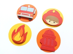 Tags - Bombeiros - 12unid. - comprar online