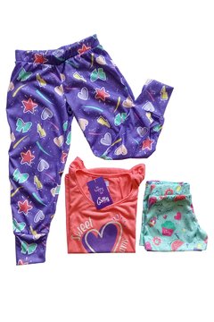 Pijama Conjunto 3 Pcs Space Girls
