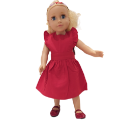 Vestido Eres Fabulosa Rojo Doll en internet
