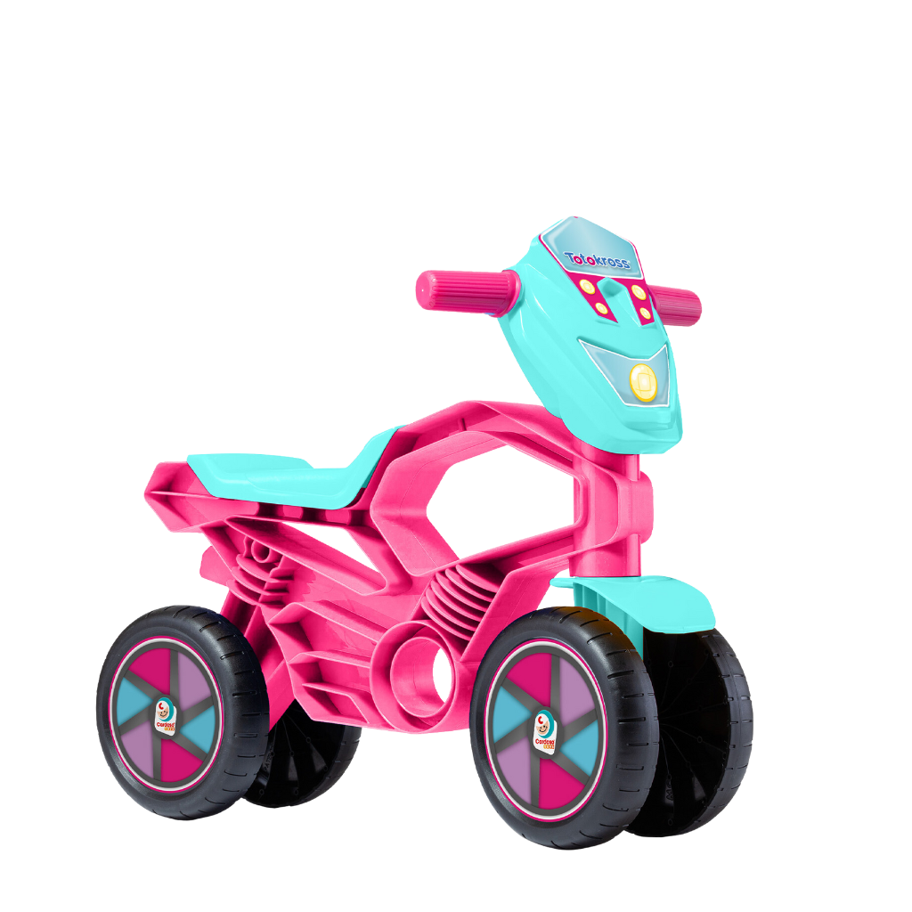 Triciclo Infantil Motoca Vermelha Sem Pedal Andador Passeio