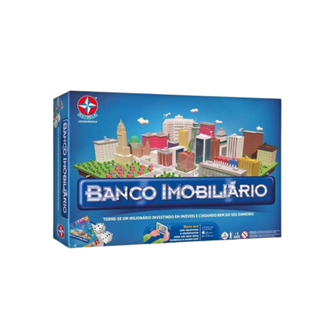 Jogo de mesa Banco imobiliário Com aplicativo Estrela - Outros