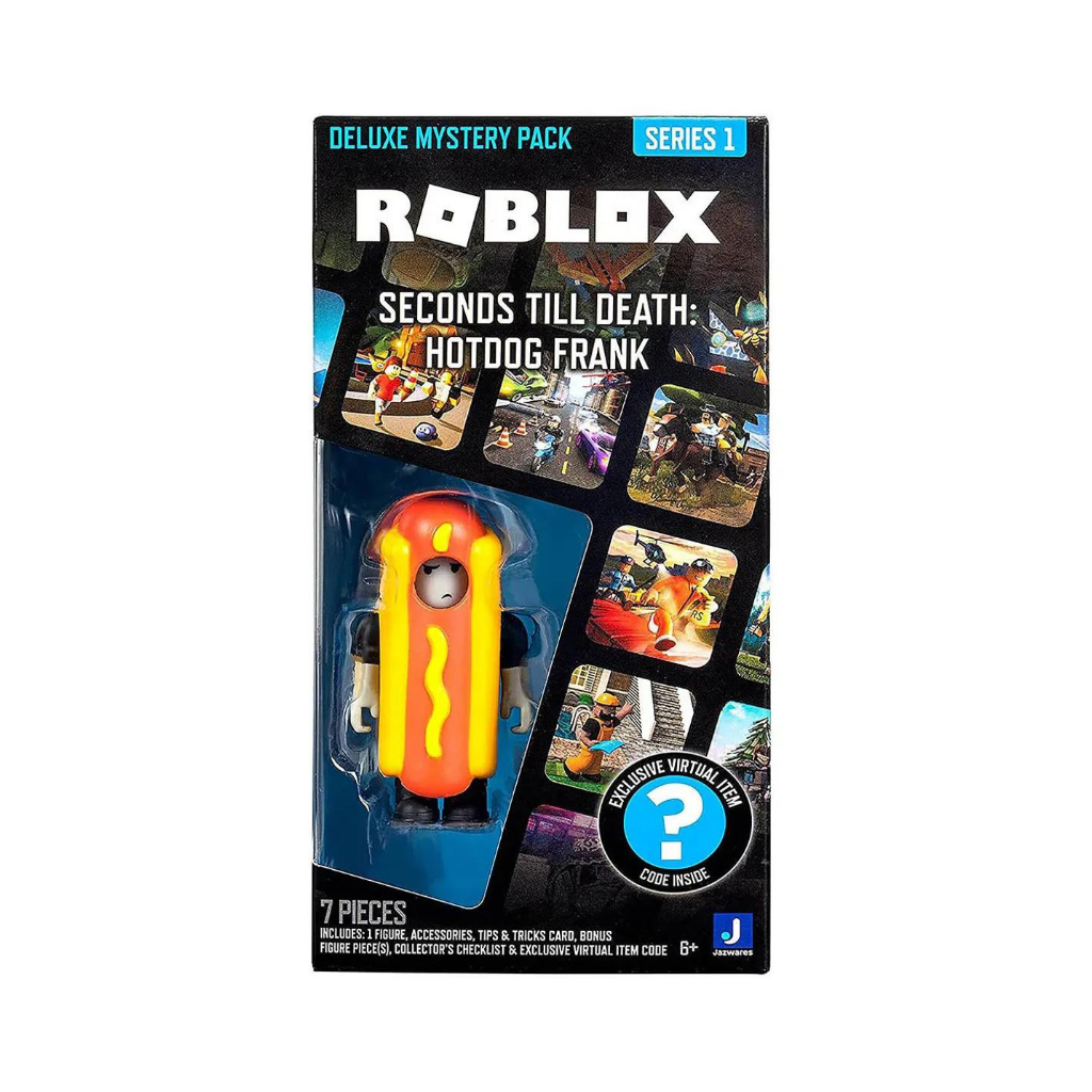 Boneco Colecionável Roblox Deluxe Hot Dog Frank - Sunny