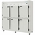 Refrigerador Comercial Digital 6 Portas Inox Brilhoso e Galvanizado Interno - Kofisa