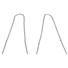 Aros barrita colgante con cadena de 9 cm de largo - comprar online