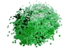 Confetti metalizado verde