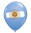 Globos látex Argentina x 5