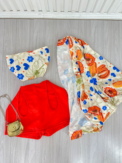 Kimono + top (estampa exclusiva)