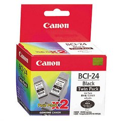 Cart inkjet ori Canon 24 negro - BCI-24 (doble)