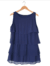 Zara - Vestido Azul M - comprar online