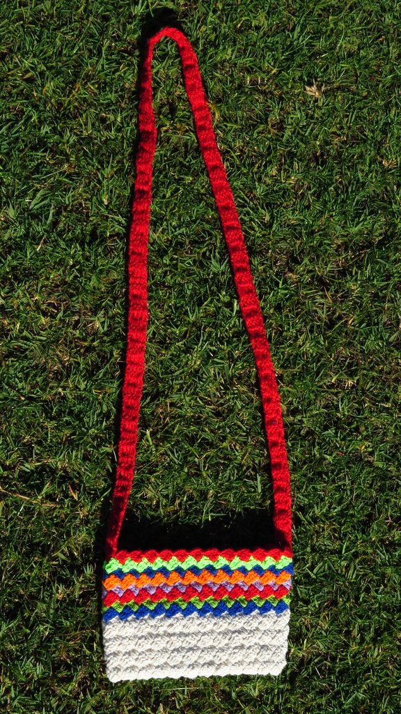 Bolsa crochet 2025 red