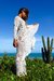 Kimono Aila Branco Crochê - comprar online