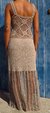 Vestido Longo Irene Cinza Crochet - comprar online