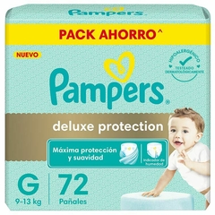 PAMPERS DELUXE PACK AHORRO (M X 72 / G X 72 / XG X 58 / XXG X 54)