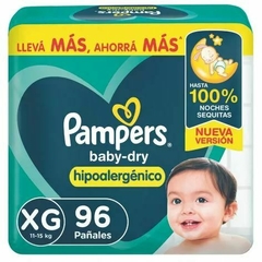 Pampers Baby Dry G x 110 / XG x 96 / XXG x 88 - comprar online
