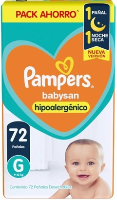 Pampers Babysan Hipoalergenico (M, G, XG, XXG) - Pañalera Todo en Pañales®