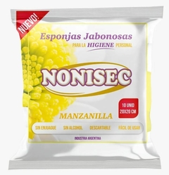 Nonisec Esponjas Jabonosas con Manzanilla x 10 unidades (20 x 20 cm)