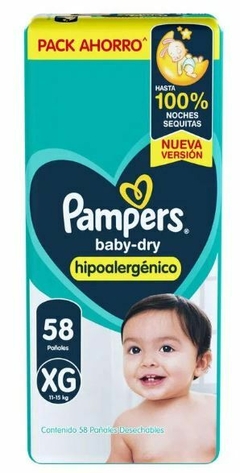 Pampers Baby Dry Pack Ahorro (M-G-XG-XXG) - comprar online