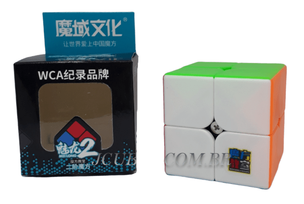 Cubo Mágico 2x2 Profissional Moyu Meilong Color Stickerless