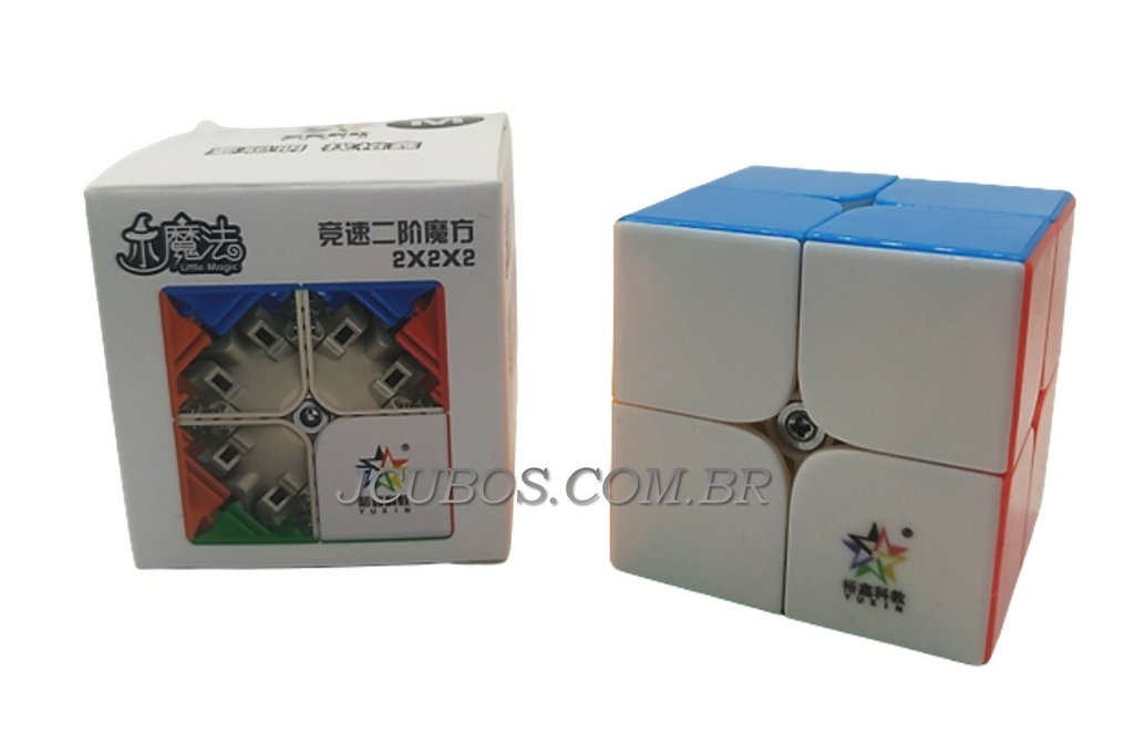 Compre Qiyi 50mm cubo mágico 2x2x2 cubo mágico 2 por 2 cubos