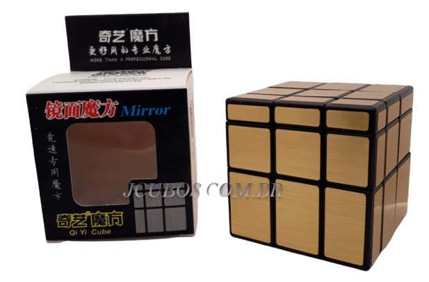 MIRROR BLOCKS 2X2X2 QIYI DOURADO - Cuber Brasil - Loja Oficial do