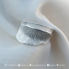 anillo de plata maciso